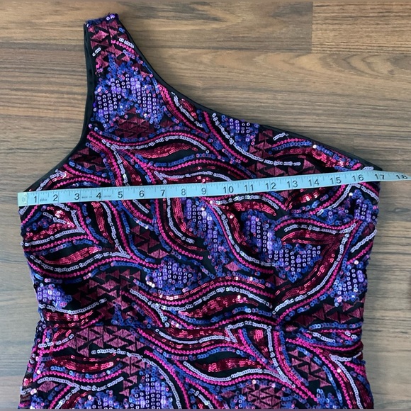 Lulu's Blue and Pink  Dress for Prom - Picture 10 of 10